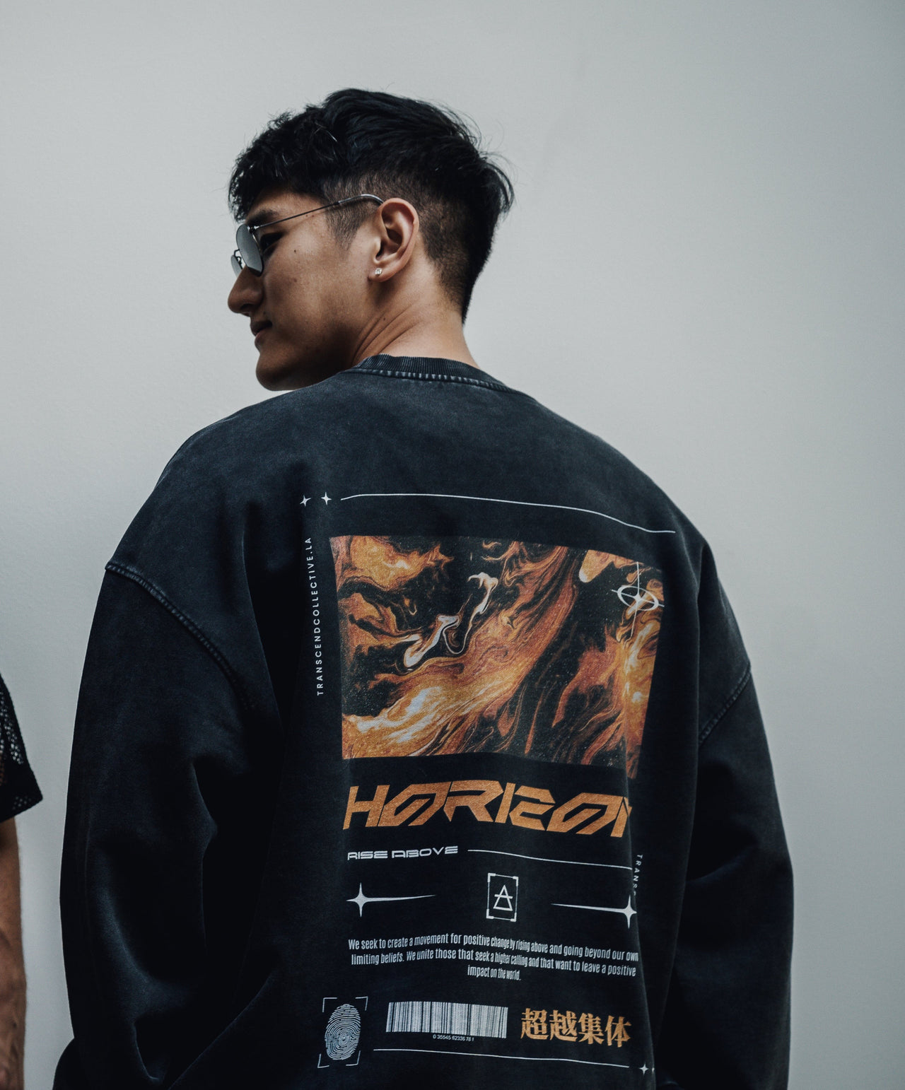 Horizon | Oversized Heavyweight Vintage Crew Neck