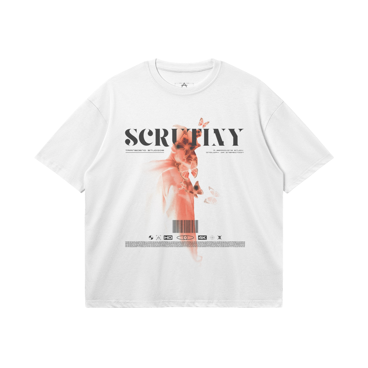 Scrutiny | Oversized Boxy White T-Shirt