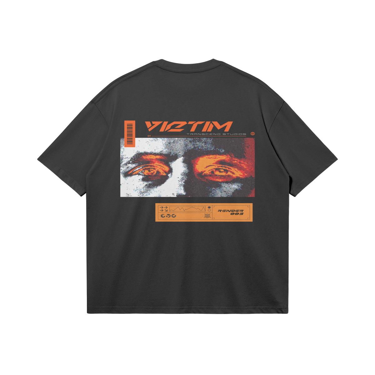 Victim | Oversized Boxy T-shirt (2 Colors)
