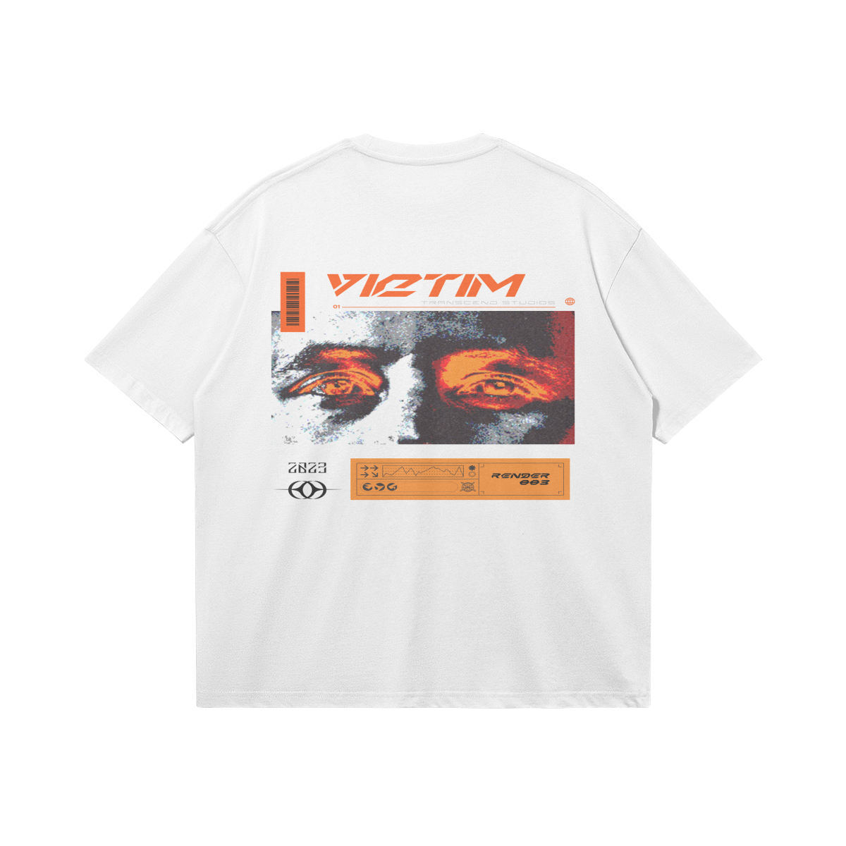 Victim | Oversized Boxy T-shirt (2 Colors)