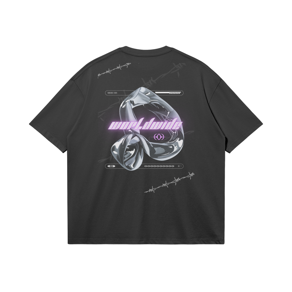 WORLDWIDE | Oversized Boxy T-Shirt (2 Colors)