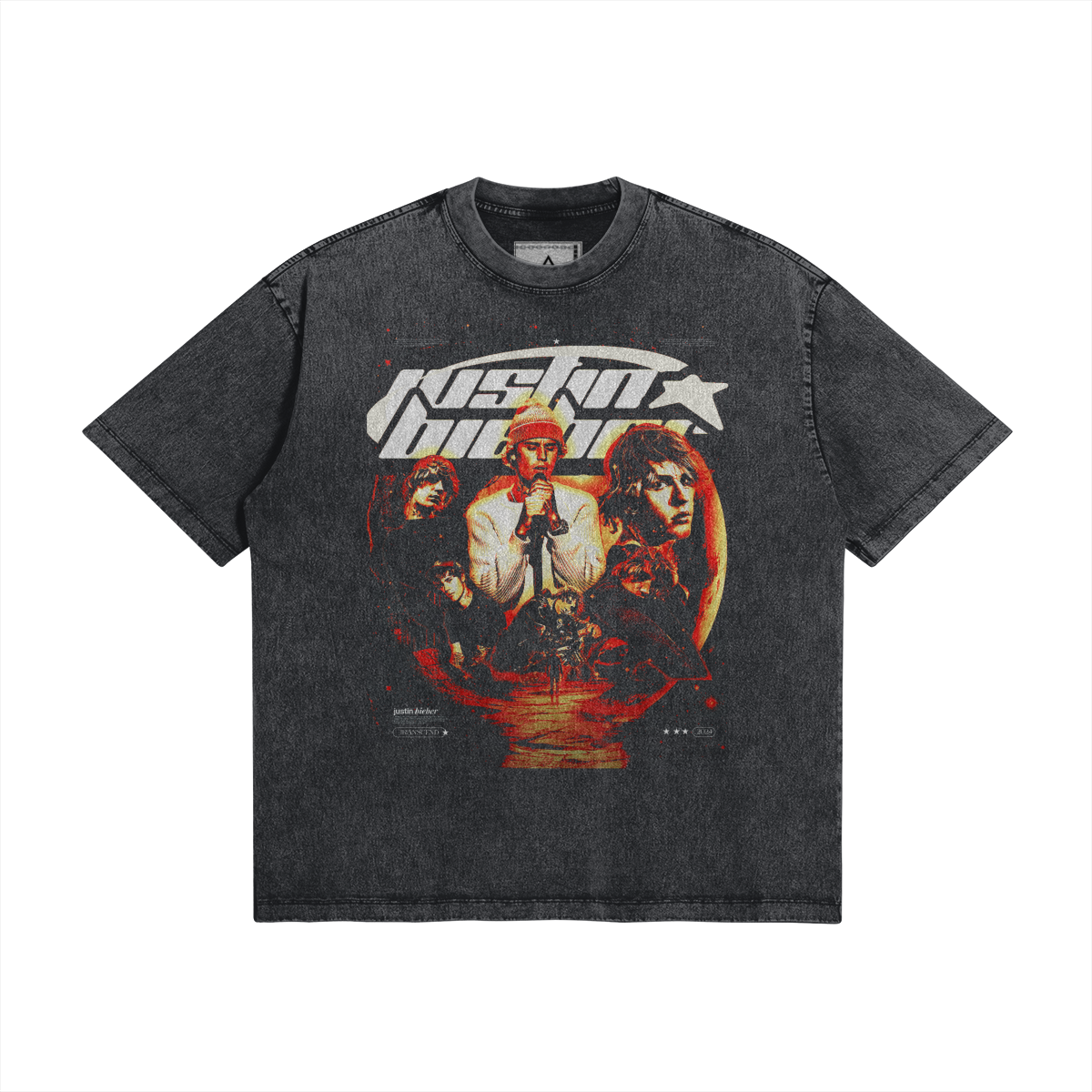 Justin Bieber | Vintage Acid Wash Tshirt