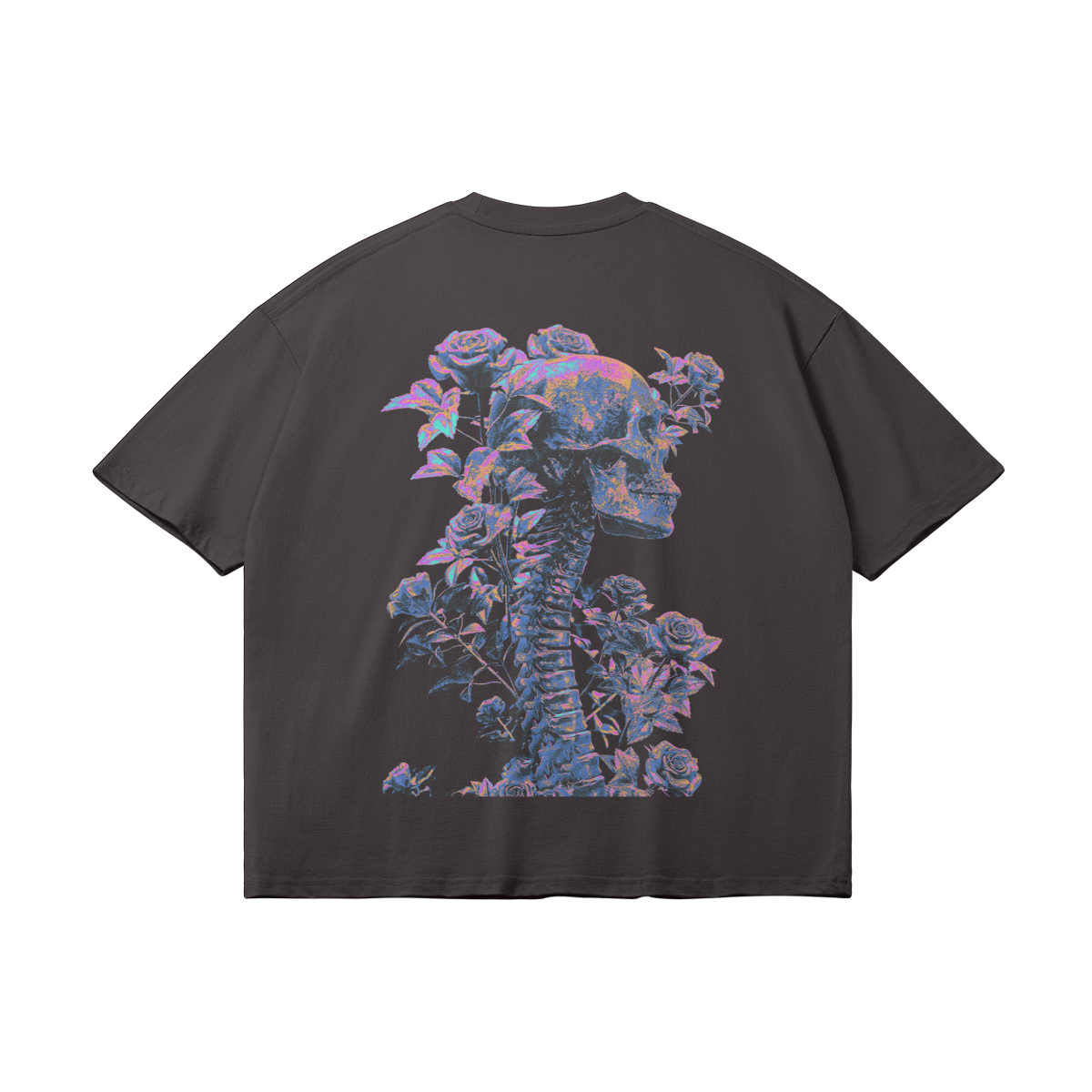 Skull in Roses | Oversized T-Shirt (3 Colors)