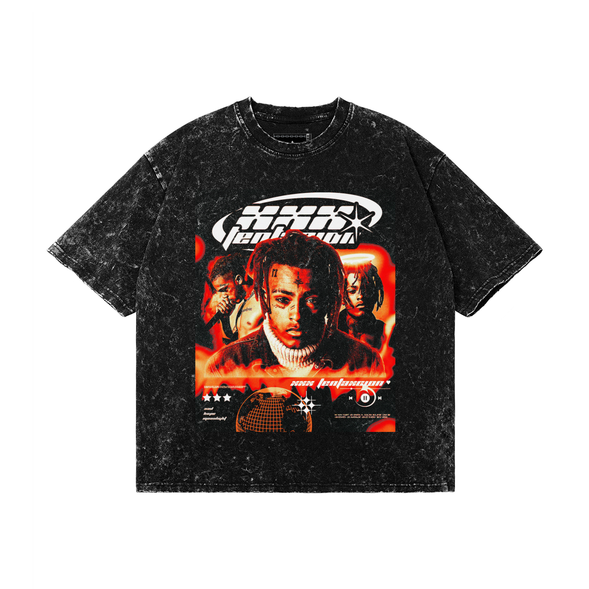 XXXTentacion | Snow Acid Wash T-Shirt